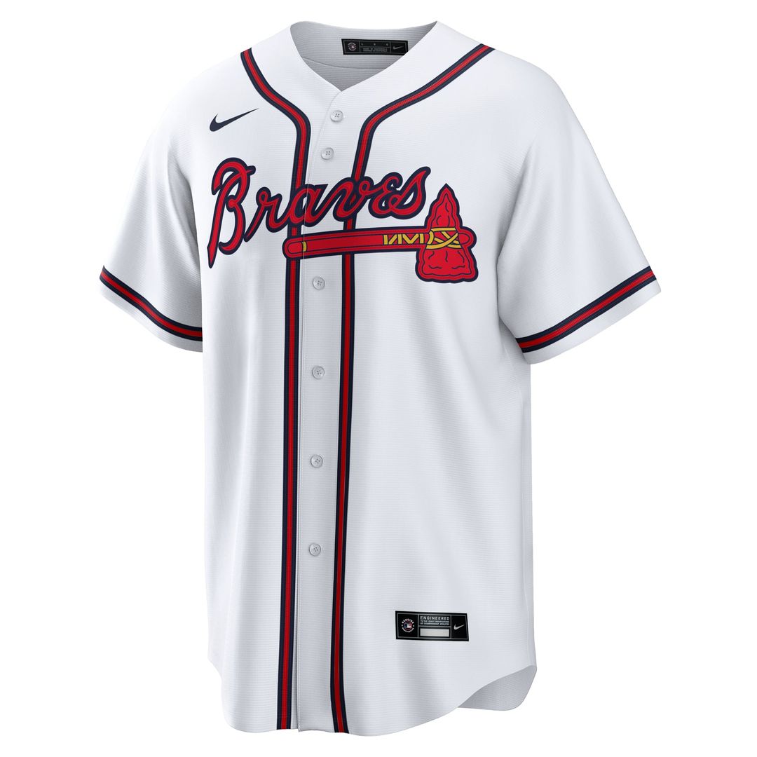 Men's Atlanta Braves Chris Sale White Home Replica MLB Baseball Jersey - view 2