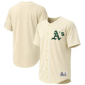 Men's Athletics Cream Fashion MLB Baseball Jersey - view 1