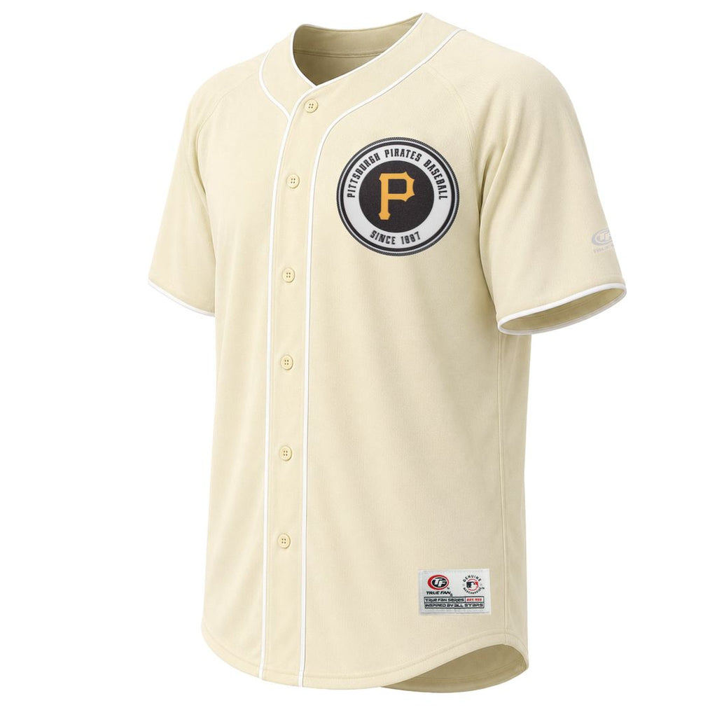 Men's Pittsburgh Pirates Cream Fashion MLB Baseball Jersey - view 2