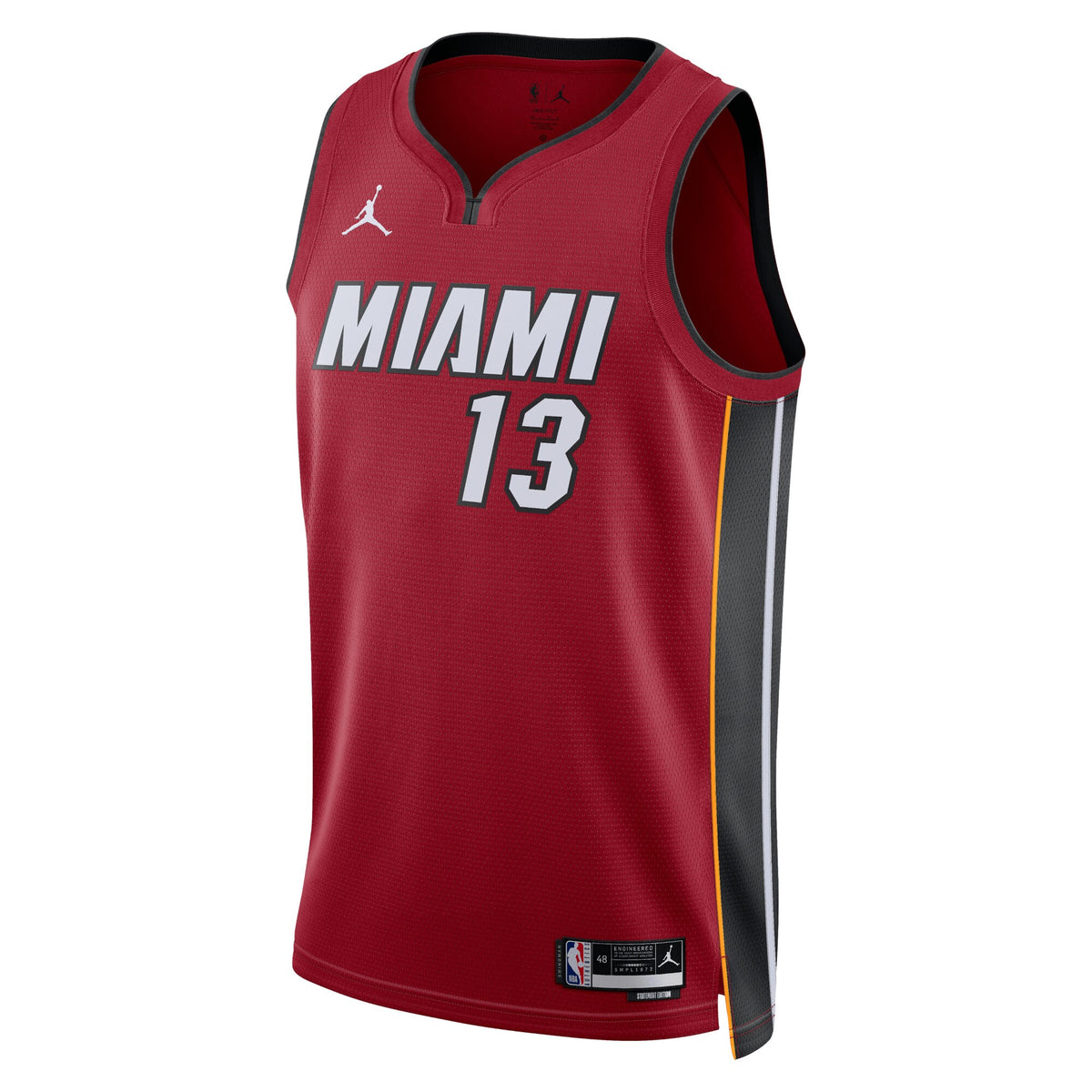Unisex Bam Adebayo Miami Heat Statement Edition Swingman NBA Basketball Jersey - Red - view 2