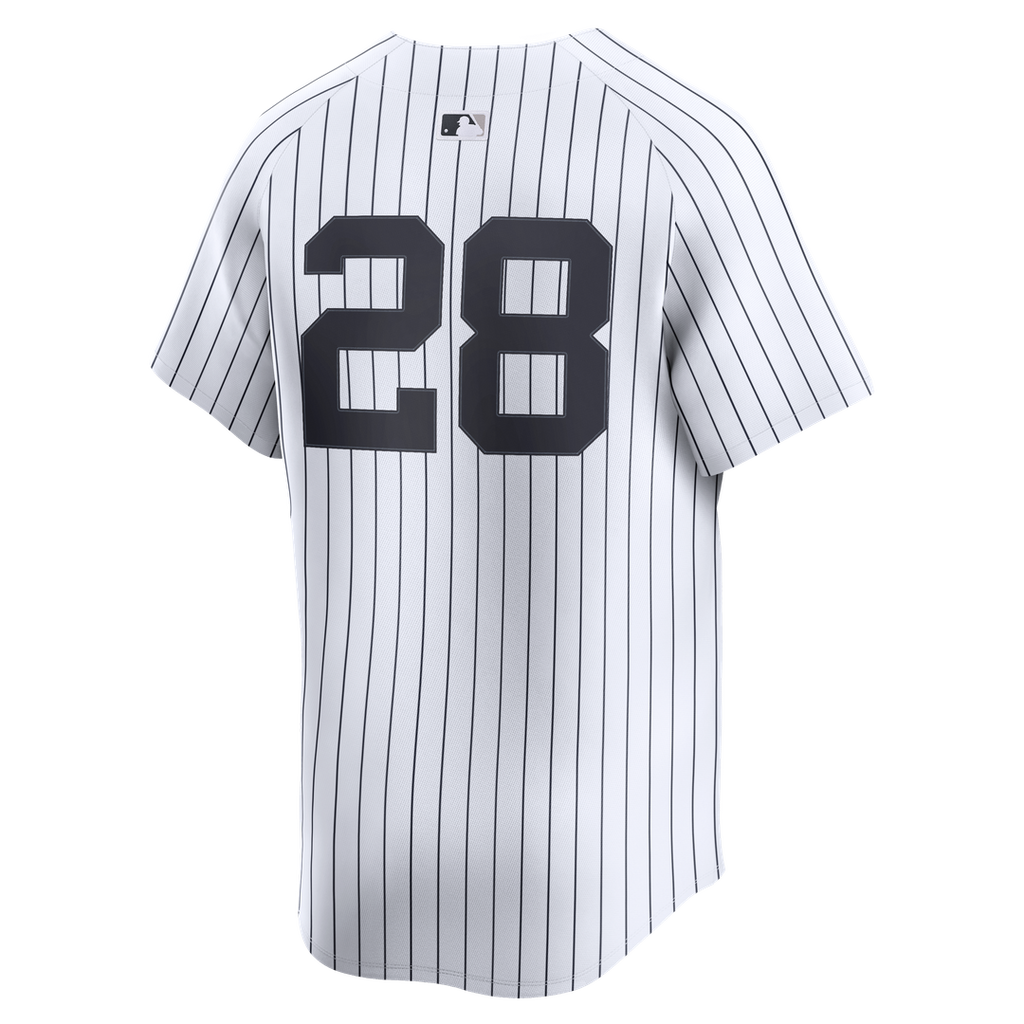 Men's New York Yankees Austin Wells White Home Limited MLB Baseball Jersey - view 3