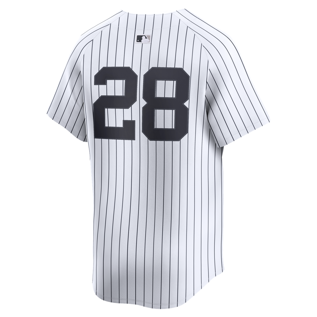 Men's New York Yankees Austin Wells White Home Limited MLB Baseball Jersey - view 3