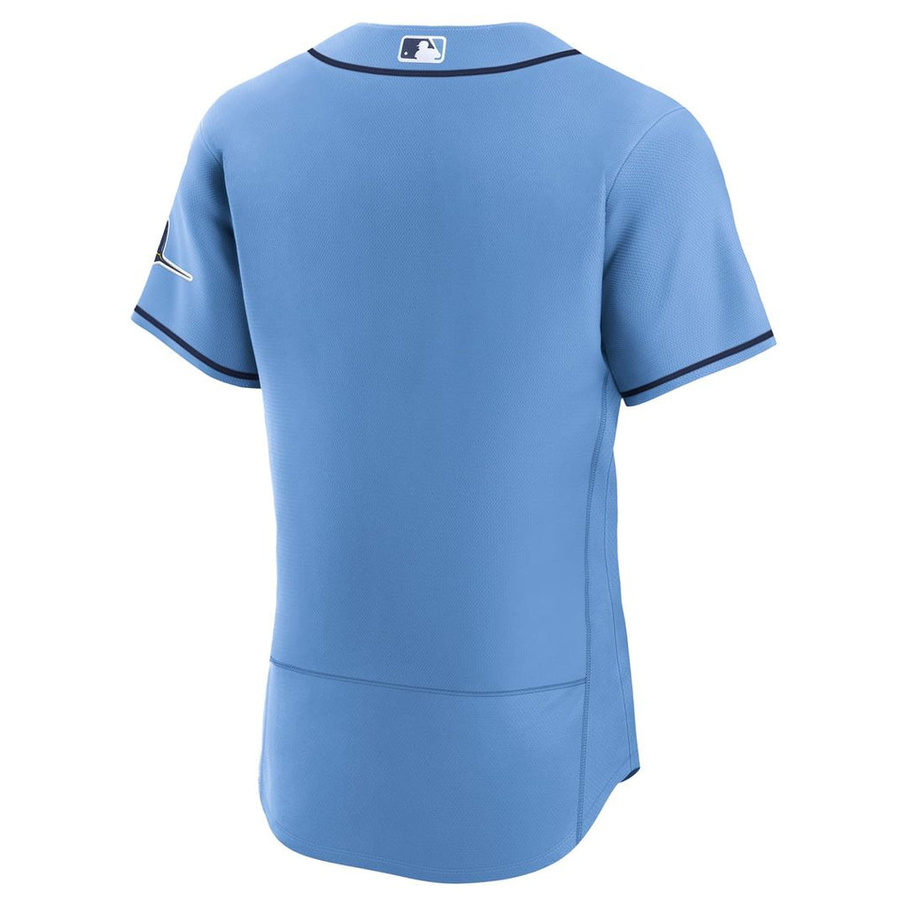 Men's Tampa Bay Rays Light Blue Alternate MLB Baseball Jersey - view 6
