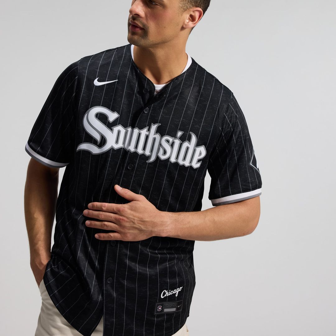Men's Chicago White Sox Black City Connect Limited MLB Baseball Jersey - view 10