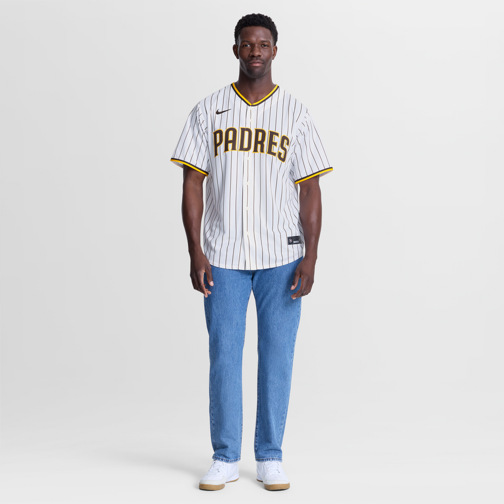 Men's San Diego Padres Michael King White Home Replica MLB Baseball Jersey - view 4