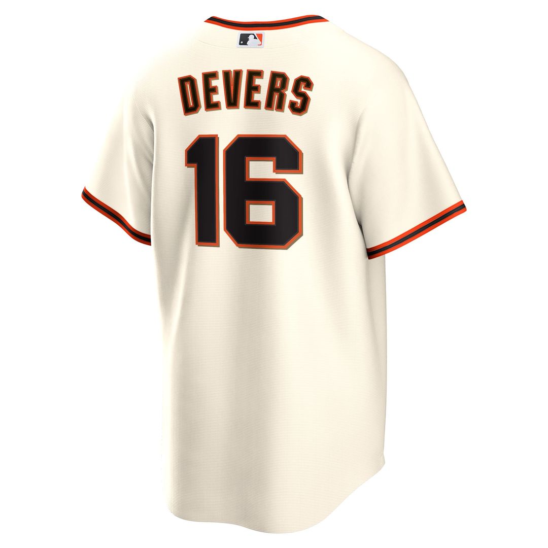 Men's San Francisco Giants Rafael Devers White Home Replica MLB Baseball Jersey - view 3