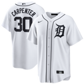 Men's Detroit Tigers Kerry Carpenter White Home Replica MLB Baseball Jersey - view 1