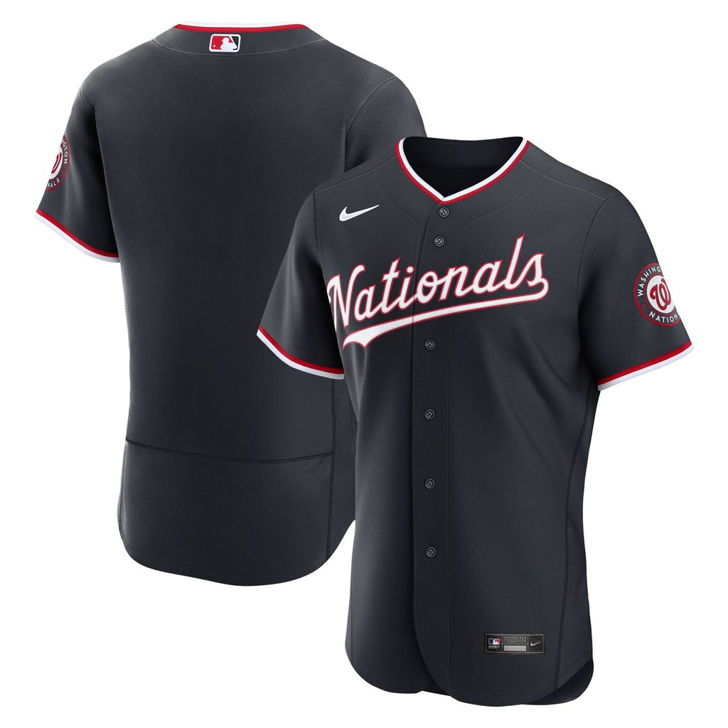 Men's Washington Nationals Navy Alternate MLB Baseball Jersey - view 4