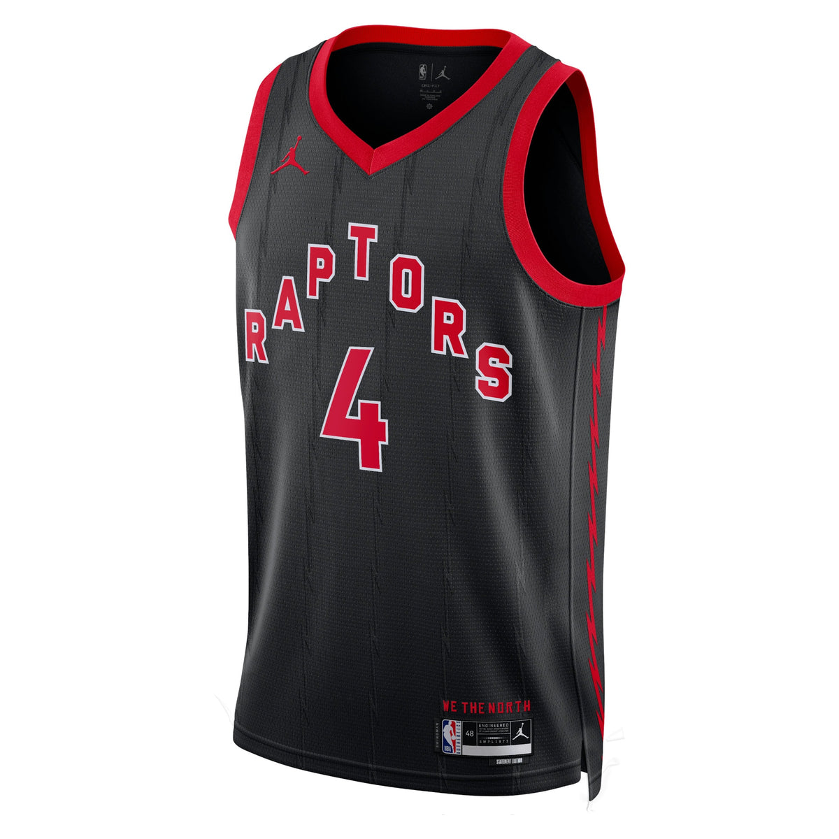 Unisex Scottie Barnes Toronto Raptors Statement Edition Swingman NBA Basketball Jersey - Black - view 2
