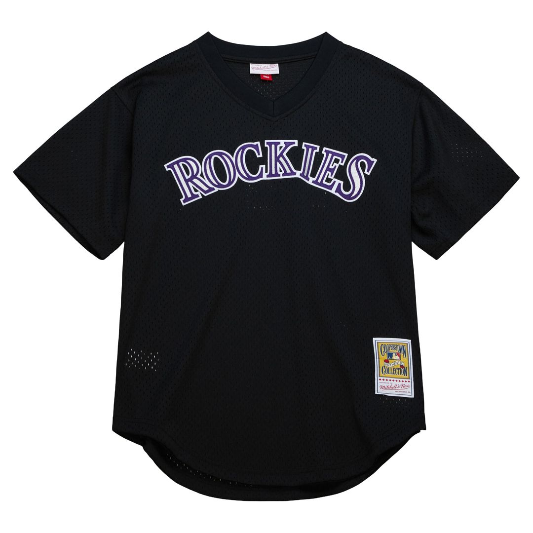 Men's Colorado Rockies Todd Helton Black Batting Practice MLB Baseball Jersey - view 2