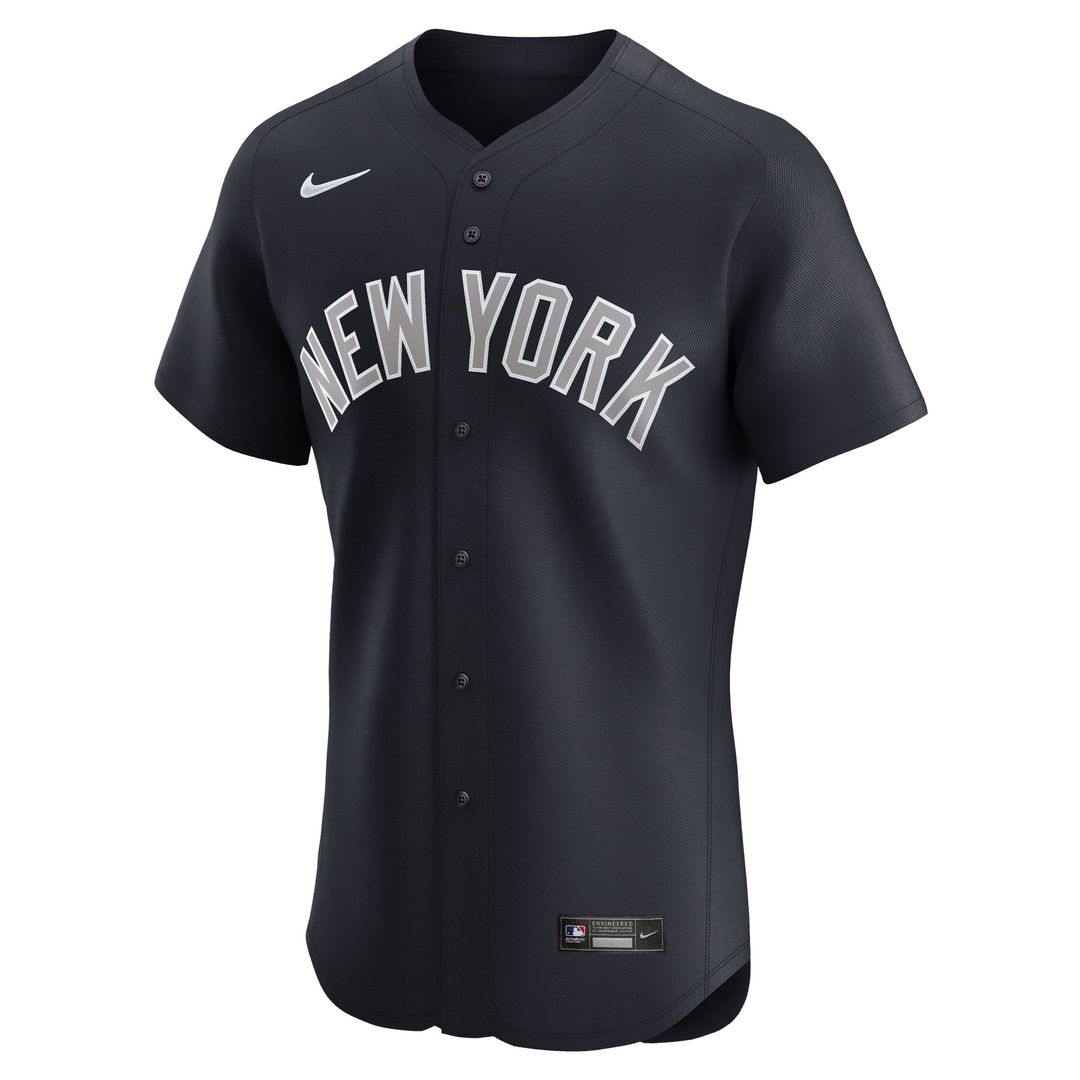 Men's New York Yankees Aaron Judge Navy Alternate 1 Elite MLB Baseball Jersey - view 2