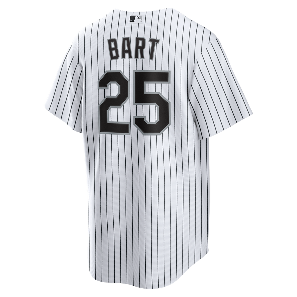 Men's Chicago White Sox Joey Bart White Home Replica MLB Baseball Jersey - view 3