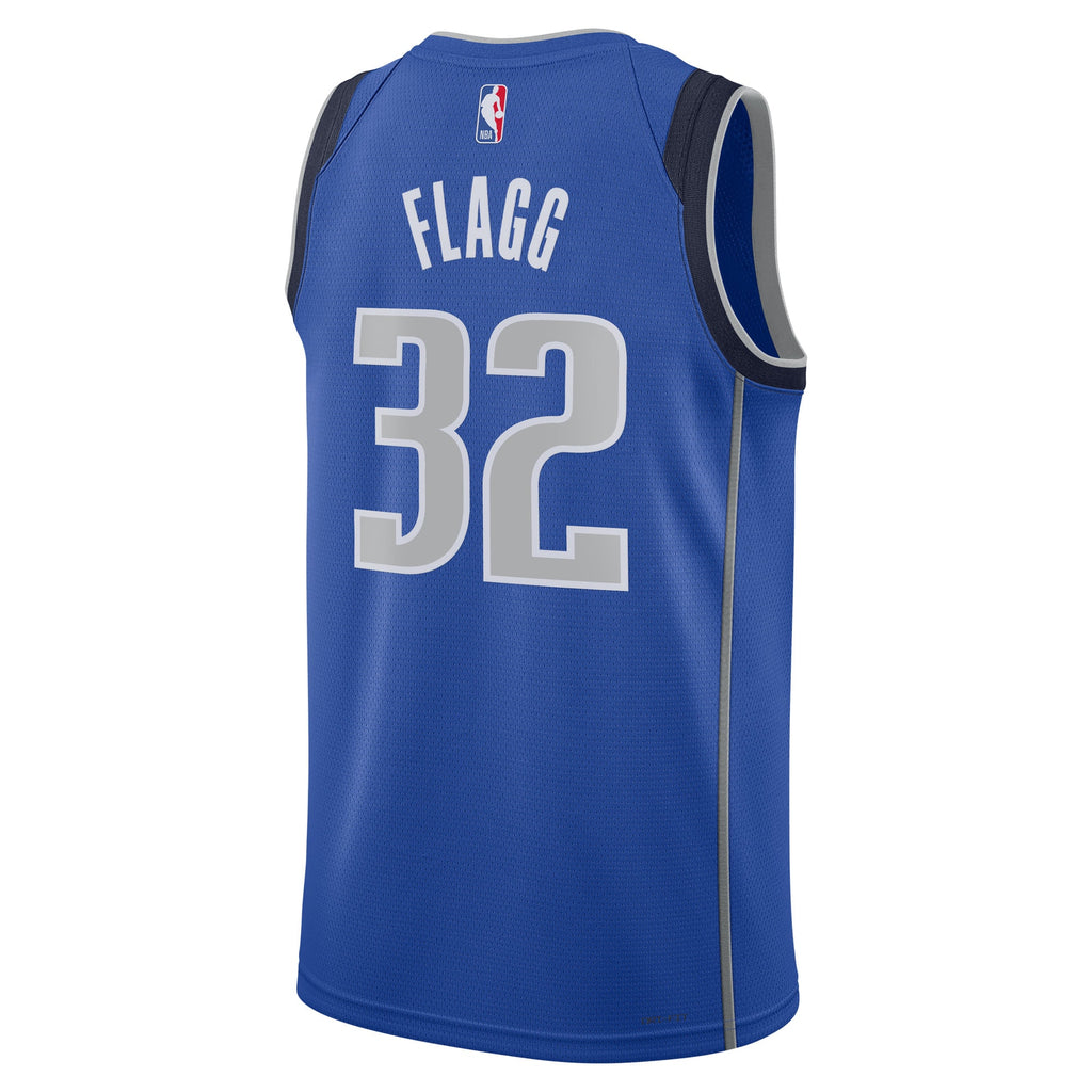 Unisex Cooper Flagg Dallas Mavericks Icon Edition Swingman Jersey NBA 2025 First Round Draft Pick - Blue - view 4