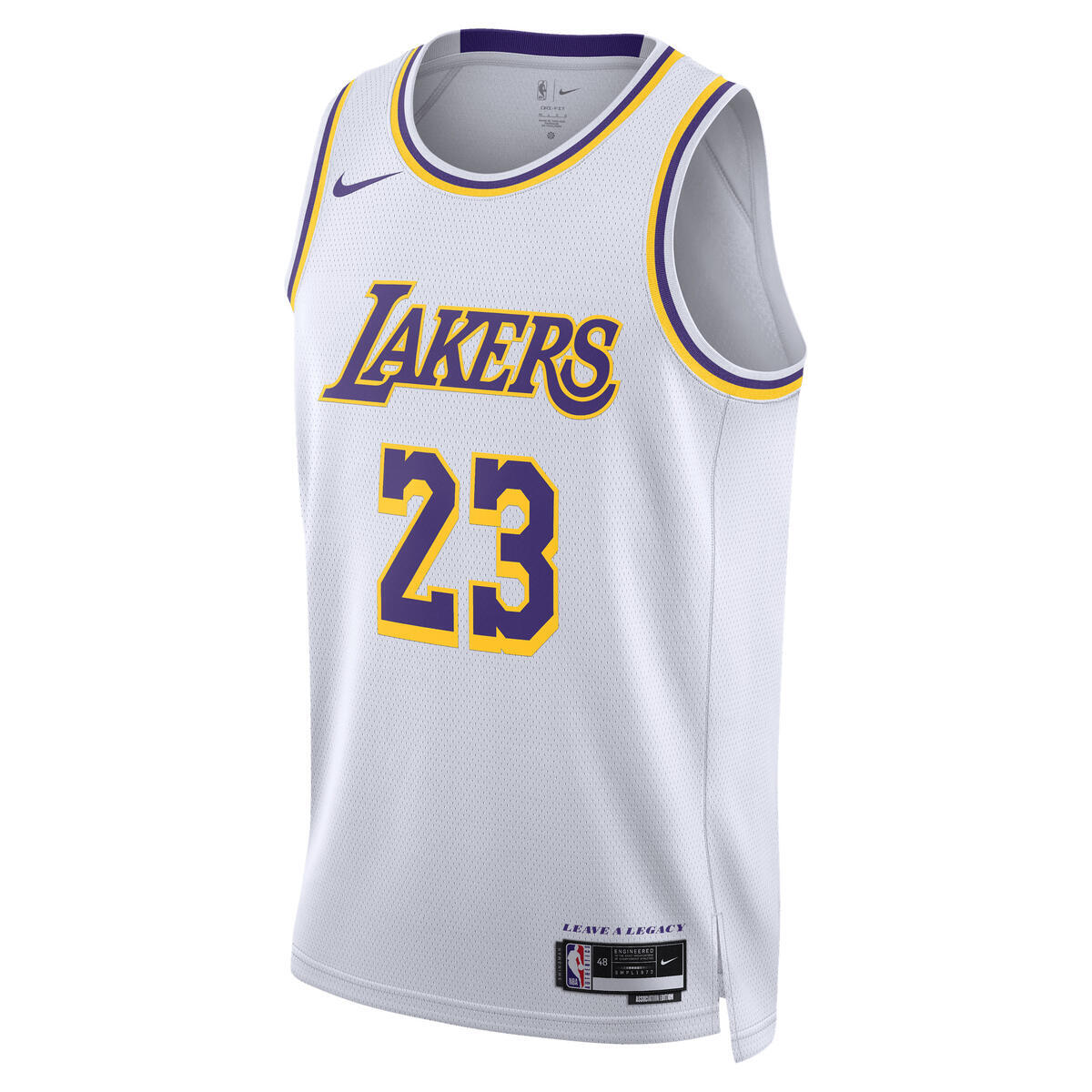 Unisex Los Angeles Lakers Association Swingman NBA Basketball Jersey - Lebron James - view 3