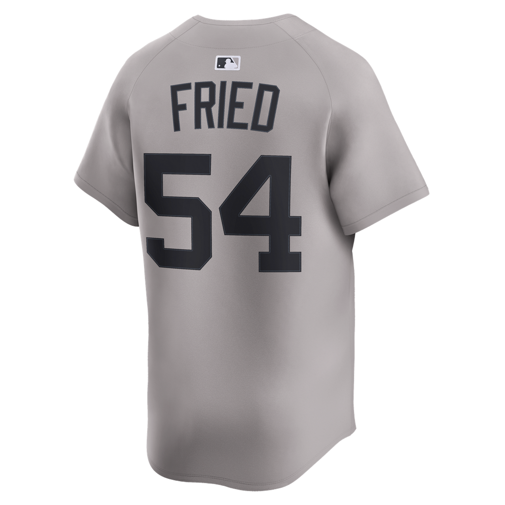 Men's New York Yankees Max Fried Gray Road Limited MLB Baseball Jersey - view 3