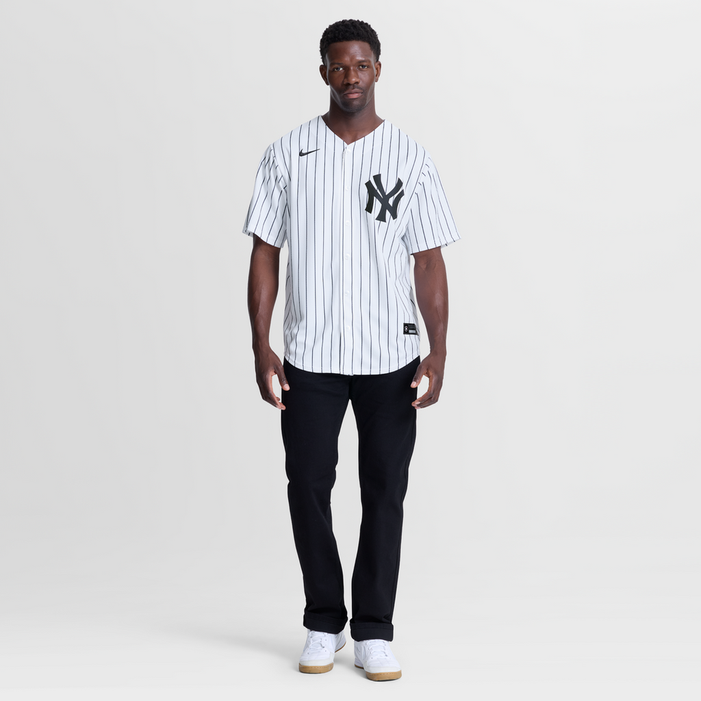 Men's New York Yankees Spencer Jones White Home Replica MLB Baseball Jersey - view 2