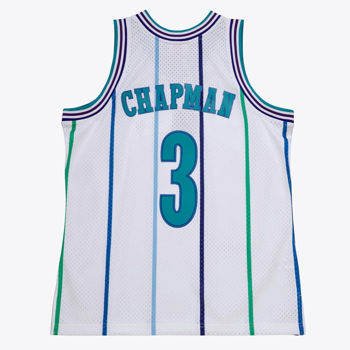 Men's Charlotte Hornets Rex Chapman 1988 NBA Basketball Jersey - White - view 4