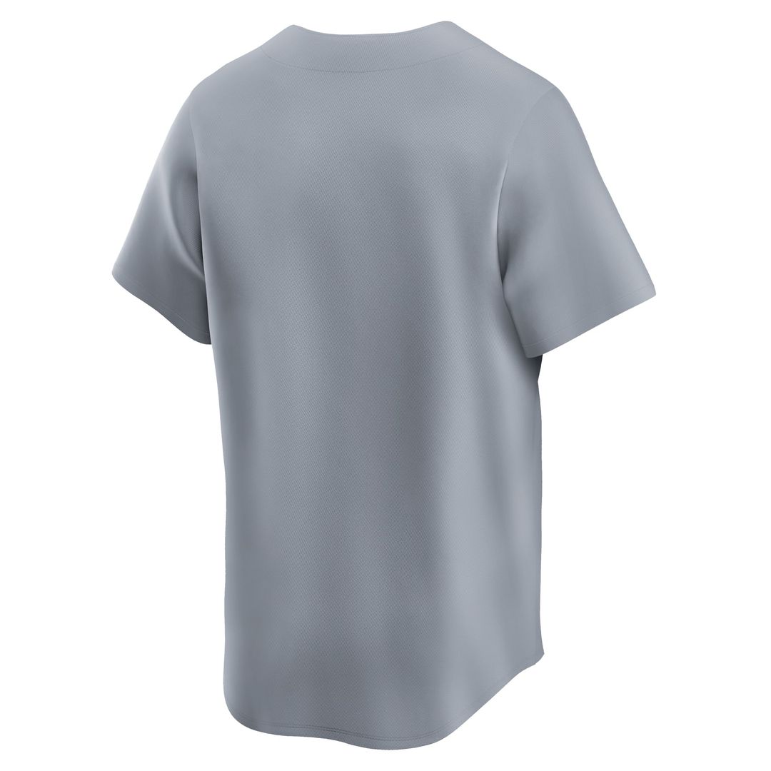 Men's Brooklyn Dodgers Gray Cooperstown Collection Limited MLB Baseball Jersey - view 3