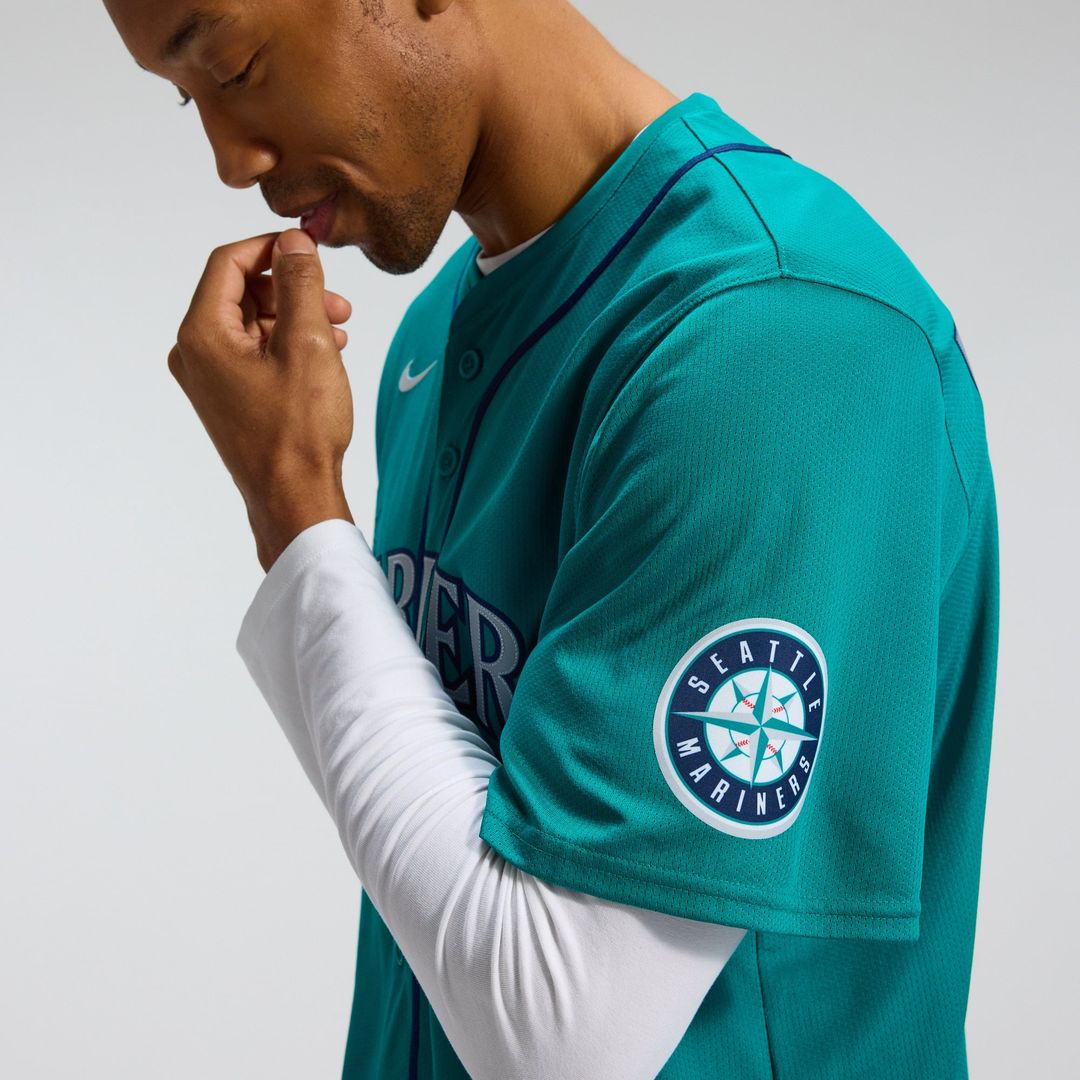 Men's Seattle Mariners Cal Raleigh Teal Alternate Limited MLB Baseball Jersey - view 23