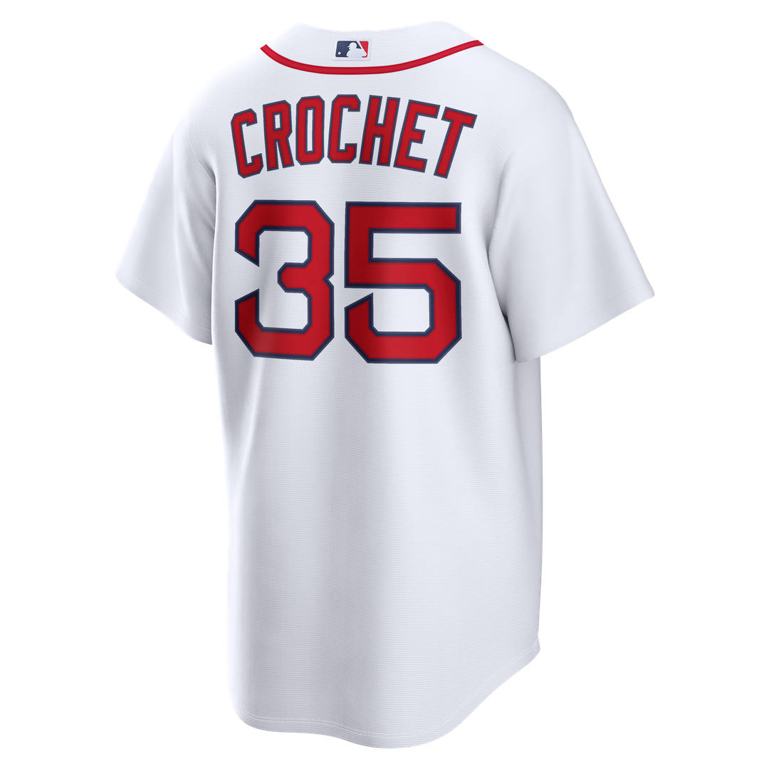 Men's Boston Red Sox Garrett Crochet White Home Replica MLB Baseball Jersey - view 3