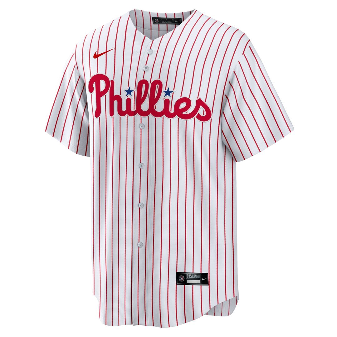 Men's Philadelphia Phillies Bryson Stott White Replica MLB Baseball Jersey - view 2