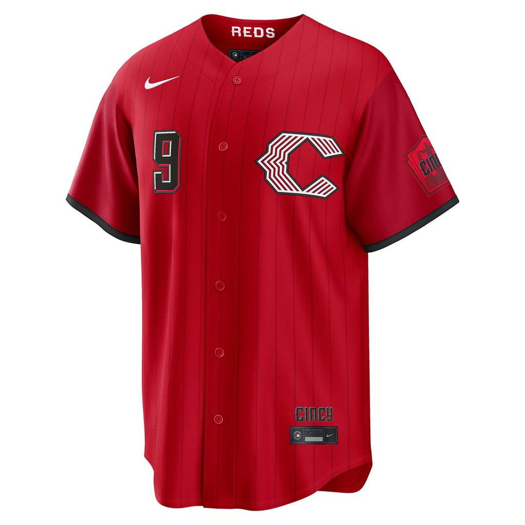 Men's Cincinnati Reds Matt McLain Red 2026 City Connect Stadium MLB Baseball Jersey - view 2