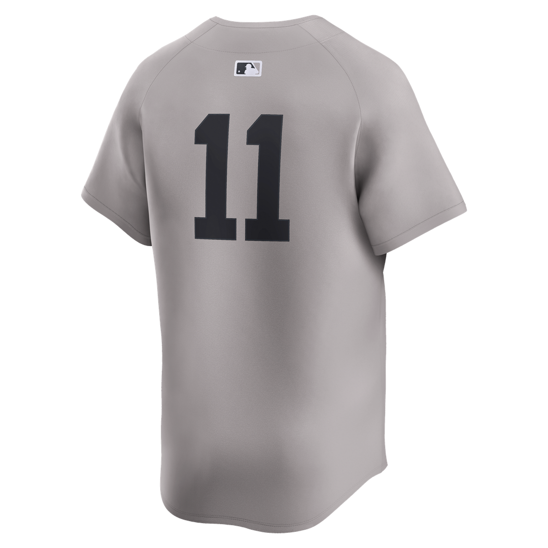 Men's New York Yankees Anthony Volpe Gray Road Limited MLB Baseball Jersey - view 3