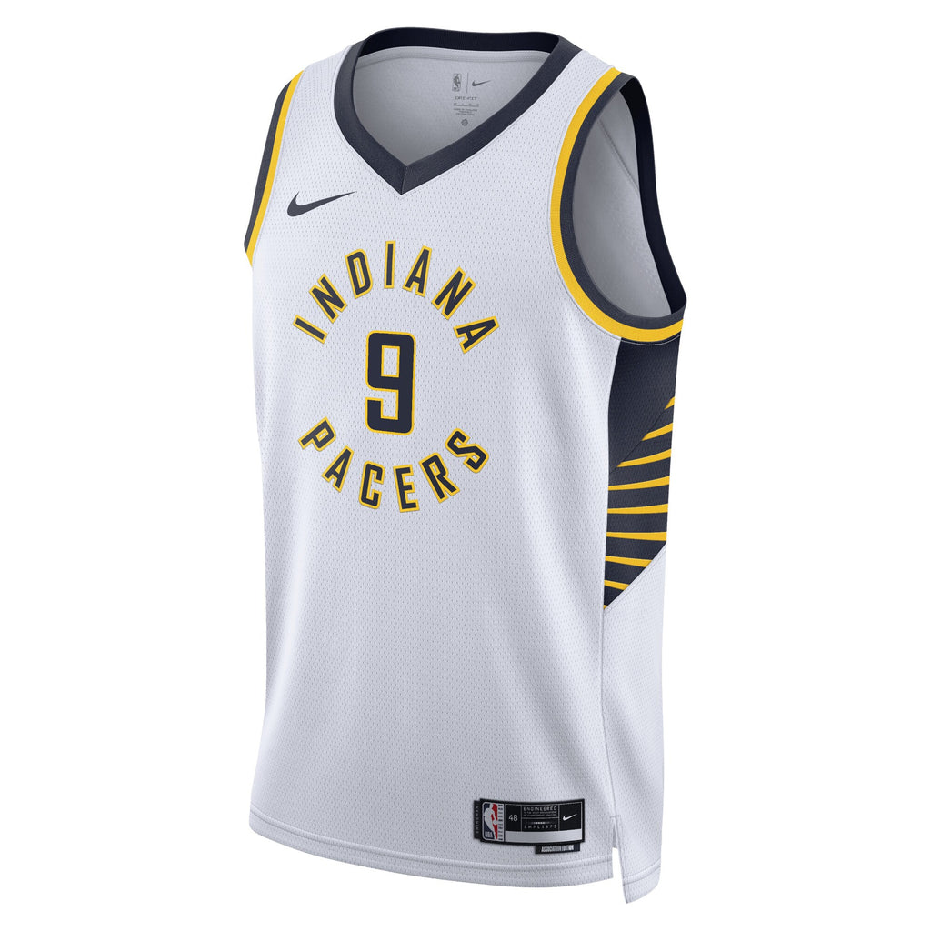 Unisex T.J. McConnell Indiana Pacers Association Edition Swingman NBA Basketball Jersey - White - view 2