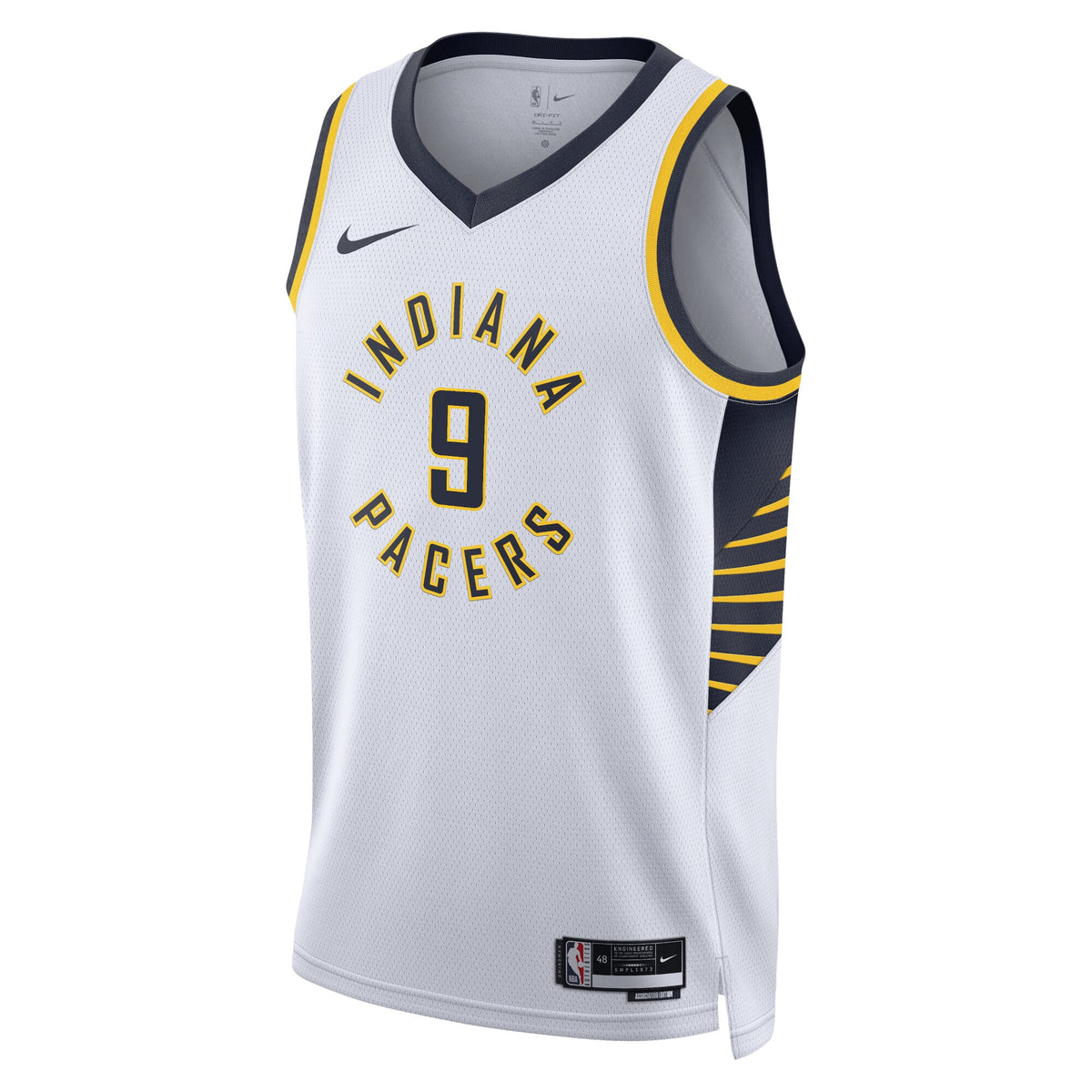 Unisex T.J. McConnell Indiana Pacers Association Edition Swingman NBA Basketball Jersey - White - view 2