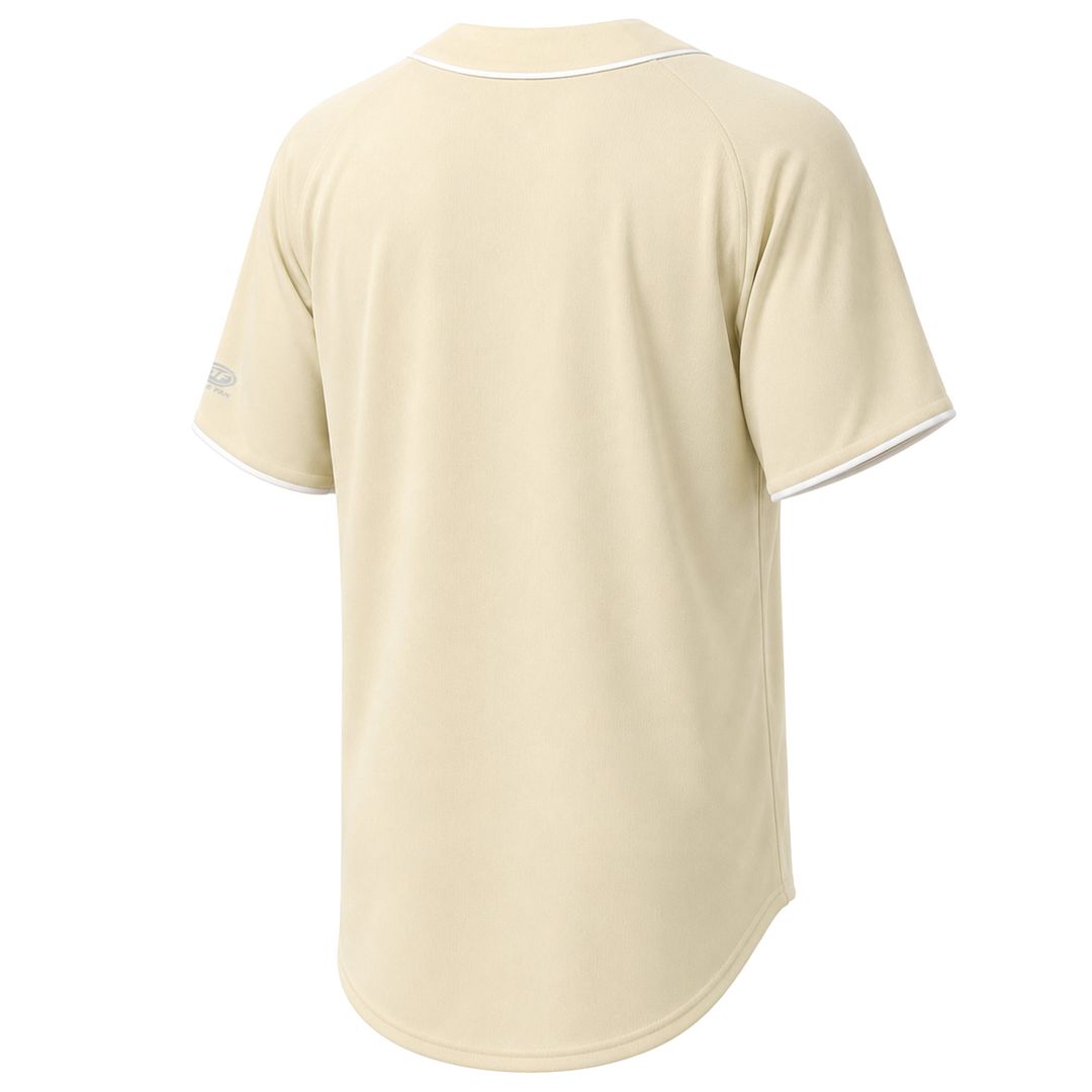 Men's Athletics Cream Fashion MLB Baseball Jersey - view 3