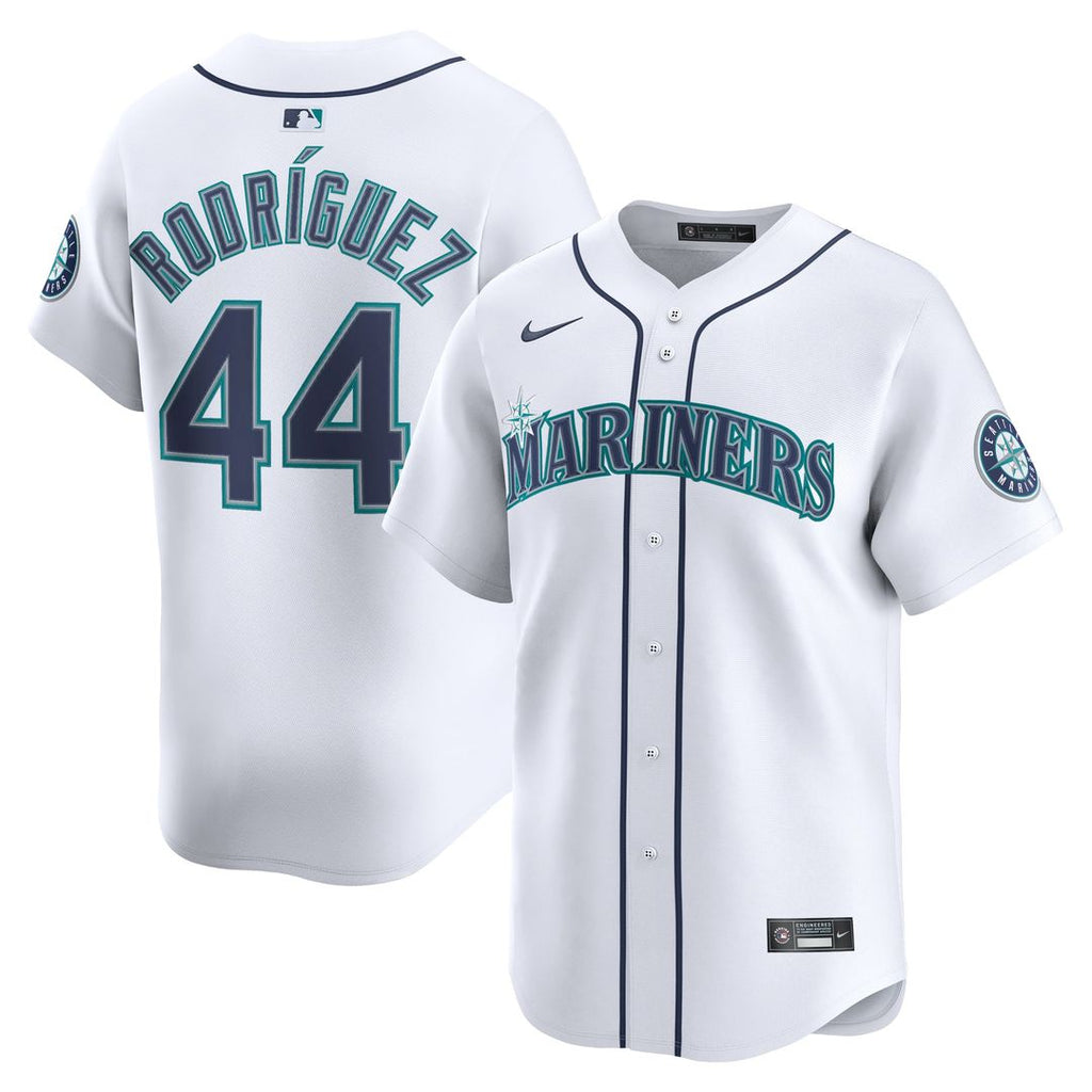 Men's Seattle Mariners Julio Rodríguez White Home Limited MLB Baseball Jersey - view 1