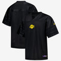 Men's Los Angeles Lakers Courtside Football NBA Basketball Jersey - Black - view 1