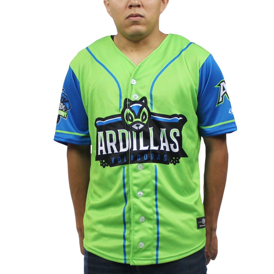 Men's Richmond Flying Squirrels Green/Blue Copa Replica MLB Baseball Jersey - view 1