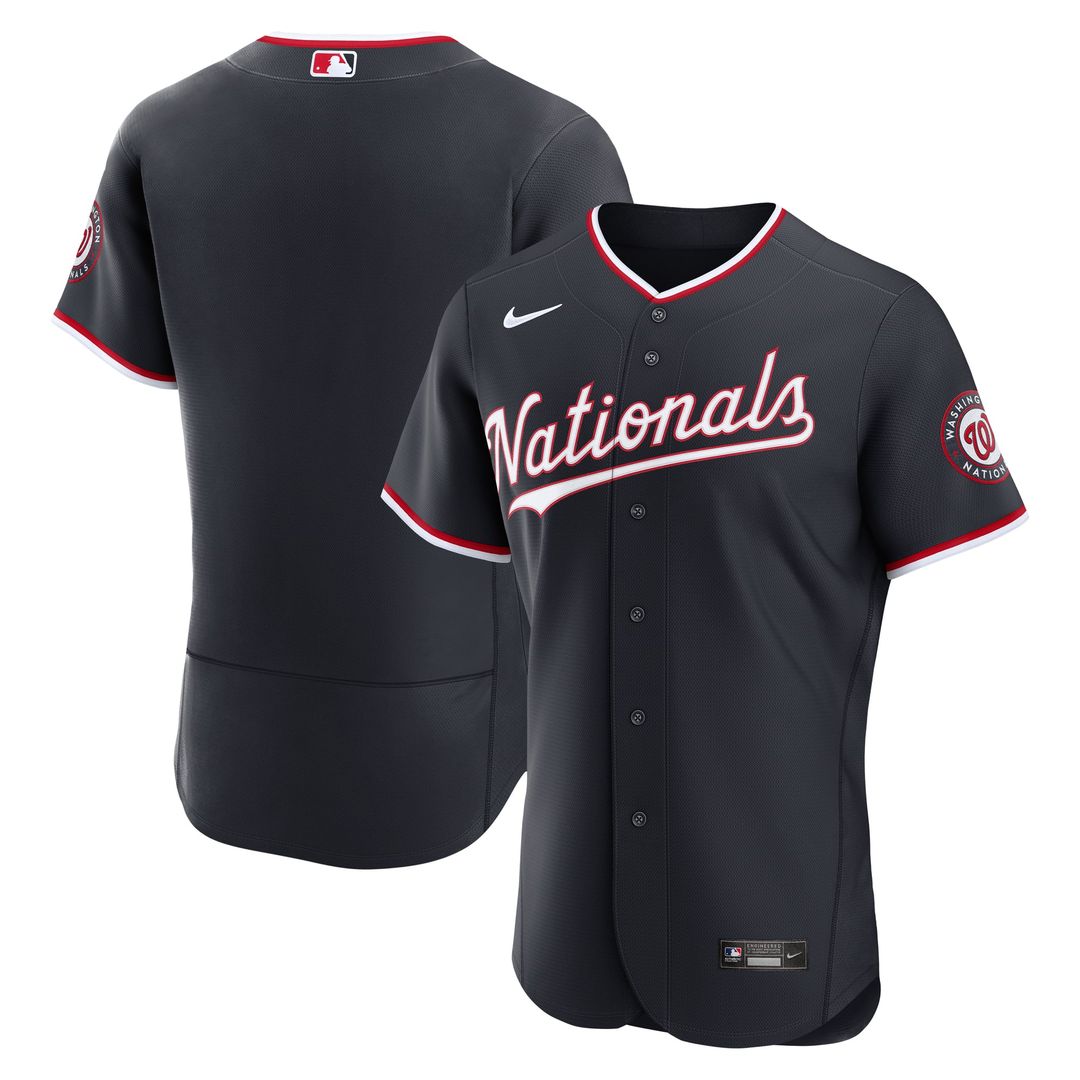 Men's Washington Nationals Navy Alternate MLB Baseball Jersey - view 1