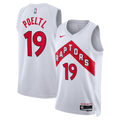 Unisex Jakob Poeltl Toronto Raptors Association Edition Swingman NBA Basketball Jersey - White - view 1
