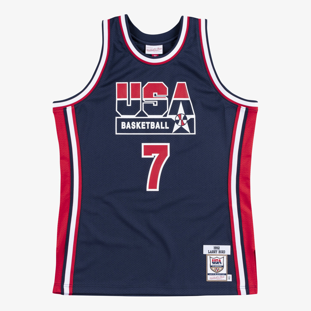 Men's USA Basketball Basketball Jersey Larry Bird 1992 Navy - view 1