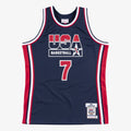 Men's USA Basketball Basketball Jersey Larry Bird 1992 Navy - view 1