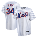Men's New York Mets Kodai Senga White Home Replica MLB Baseball Jersey - view 1