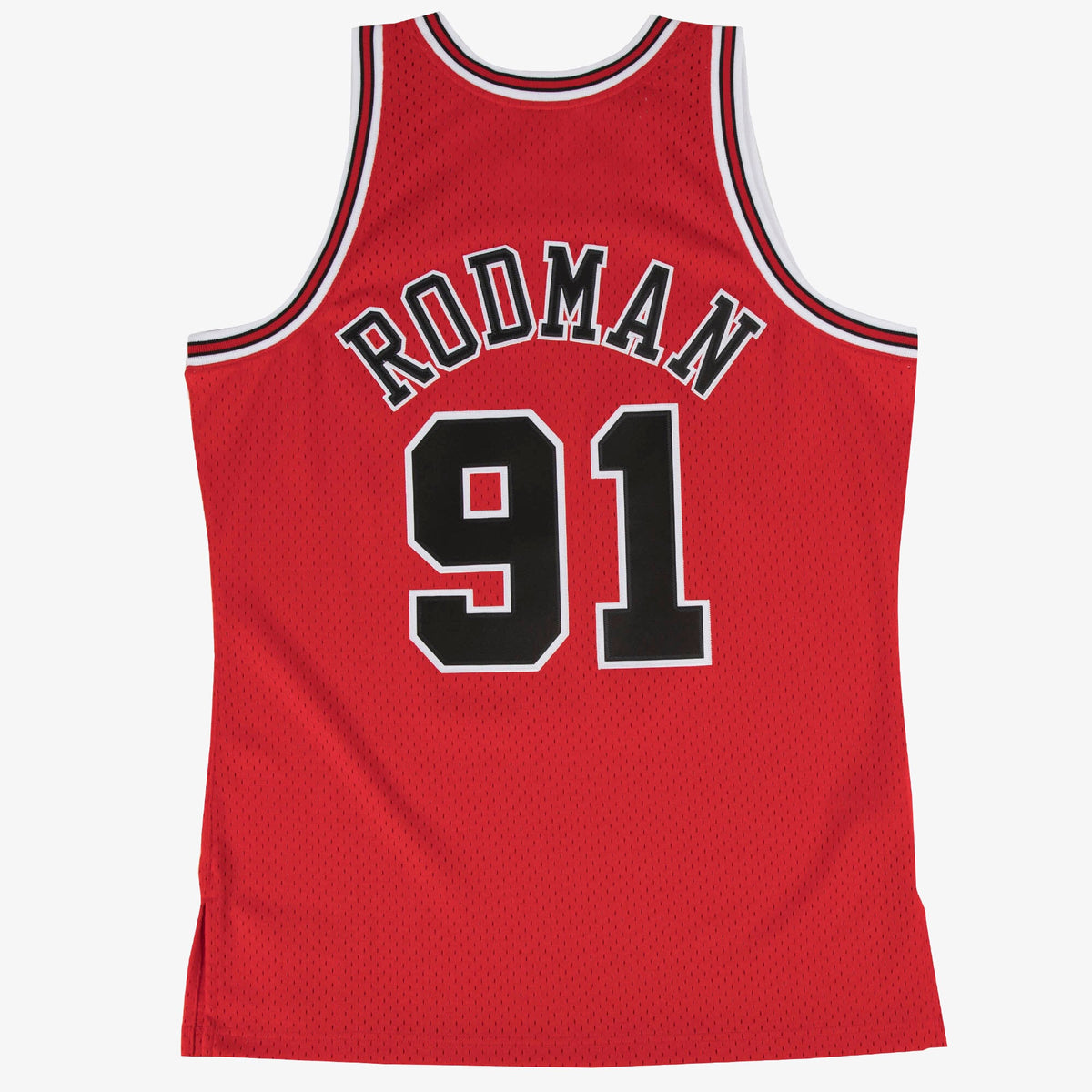 Men's Chicago Bulls Swingman NBA Basketball Jersey Road Dennis Rodman 1997-98 - view 3