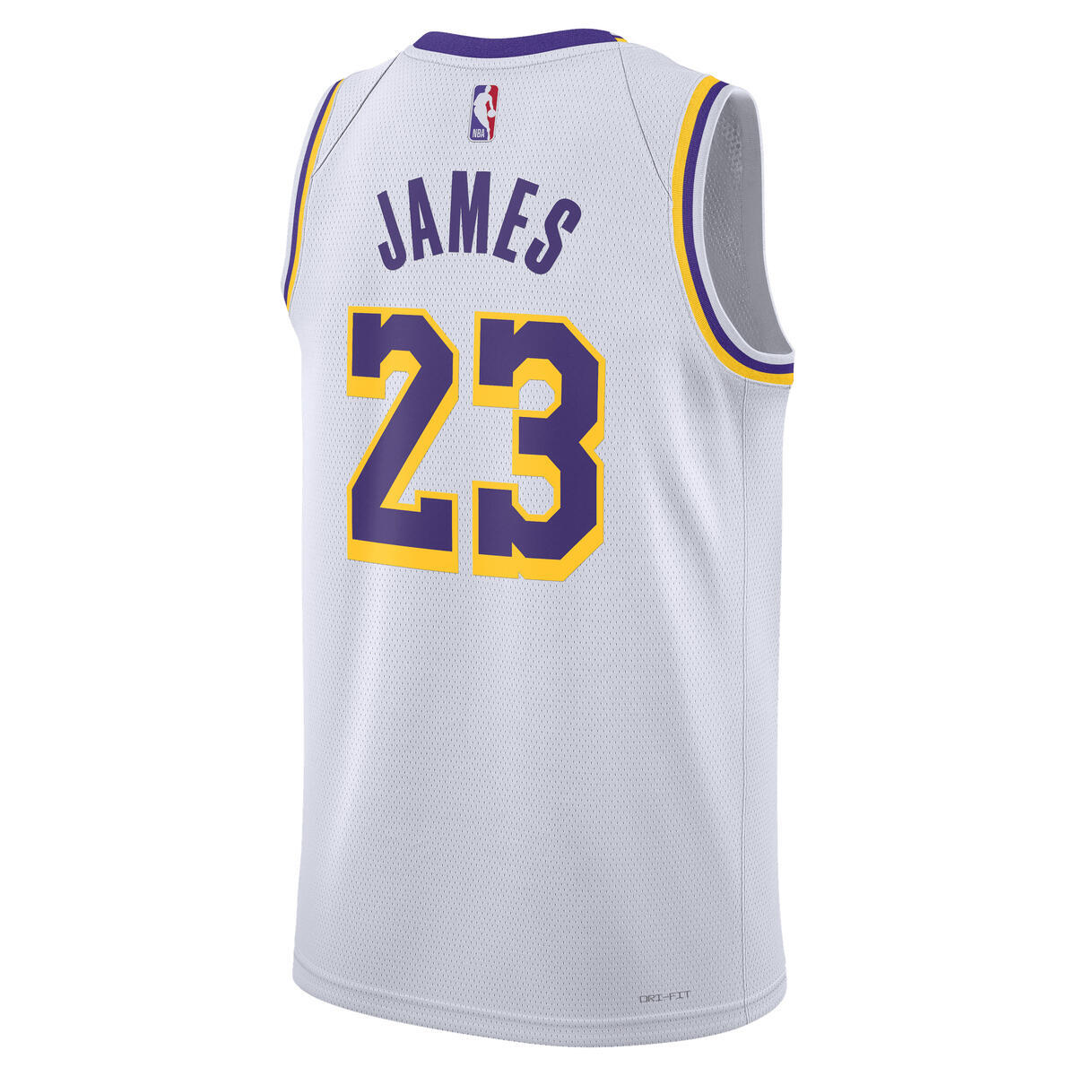 Unisex Los Angeles Lakers Association Swingman NBA Basketball Jersey - Lebron James - view 4