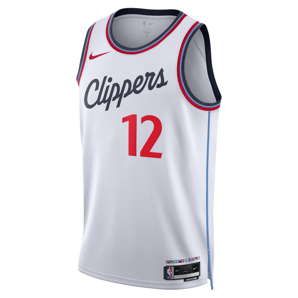 Unisex Nick Martinelli Los Angeles Clippers Replica Association Edition Swingman NBA Basketball Jersey - White - view 3