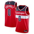 Unisex Bilal Coulibaly Washington Wizards Icon Edition Swingman NBA Basketball Jersey - Red - view 1