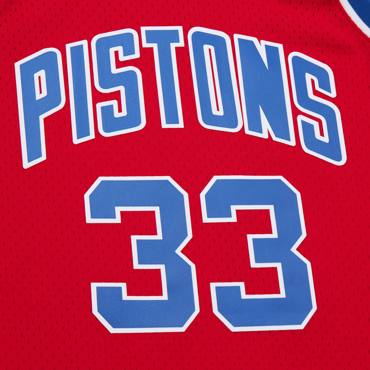 Men's Detroit Pistons Grant Hill 1994 Dark NBA Basketball Jersey - Red - view 5