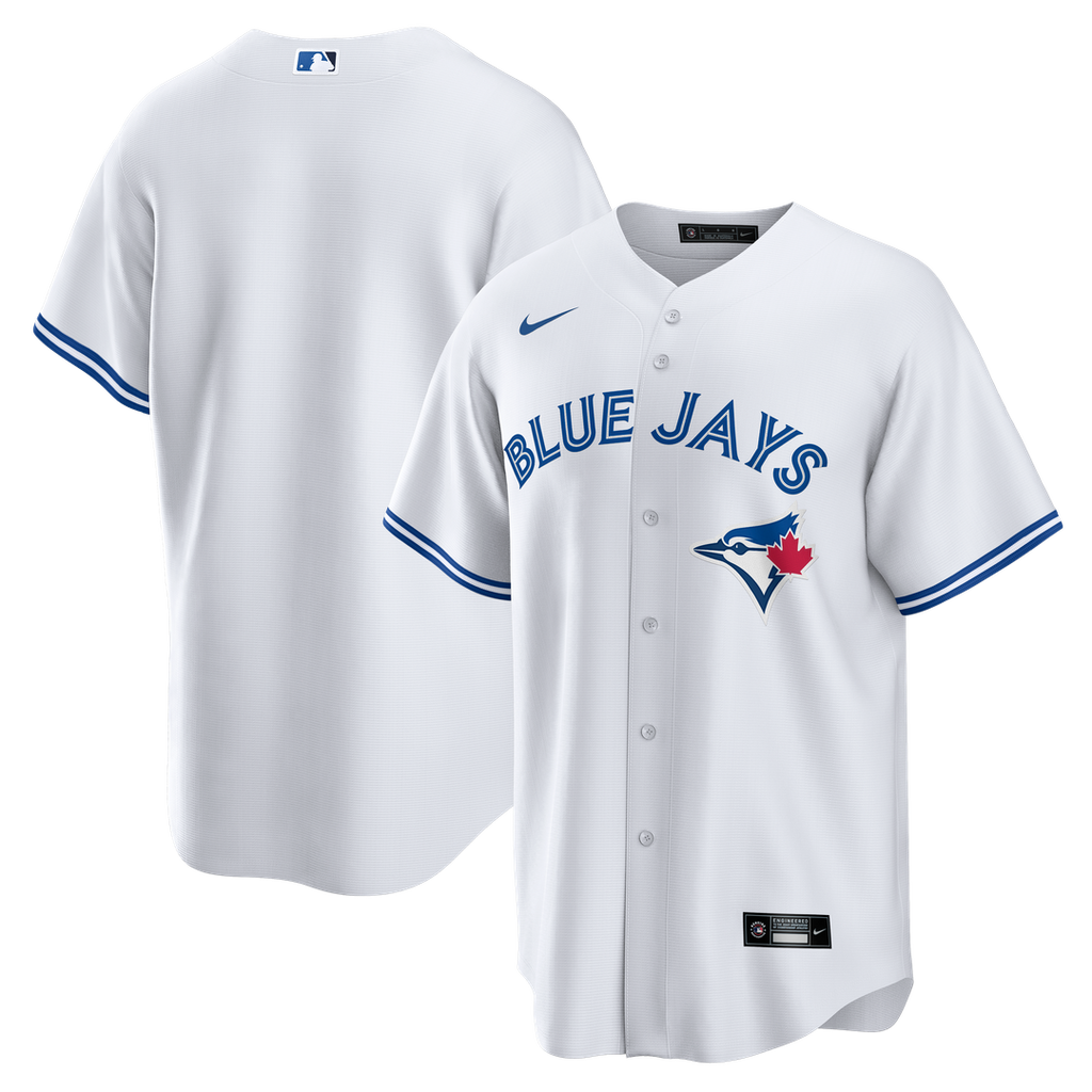 Men's Toronto Blue Jays White Home Big & Tall Replica MLB Baseball Jersey - view 1