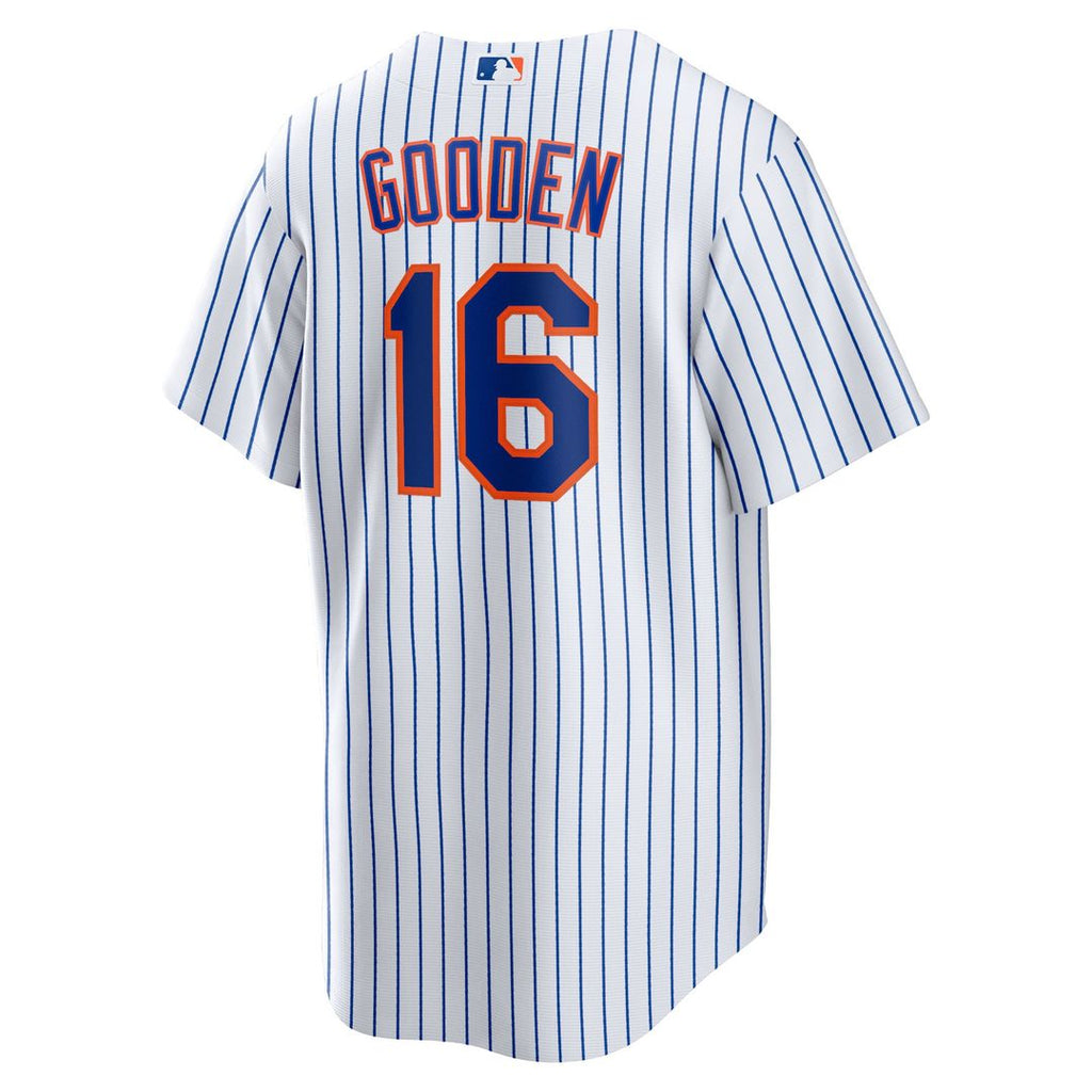 Men's New York Mets Dwight Gooden White Home Replica MLB Baseball Jersey - view 3