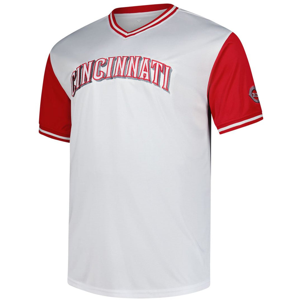 Men's Cincinnati Reds Elly De La Cruz White Big & Tall Name & Number MLB Baseball Jersey - view 2
