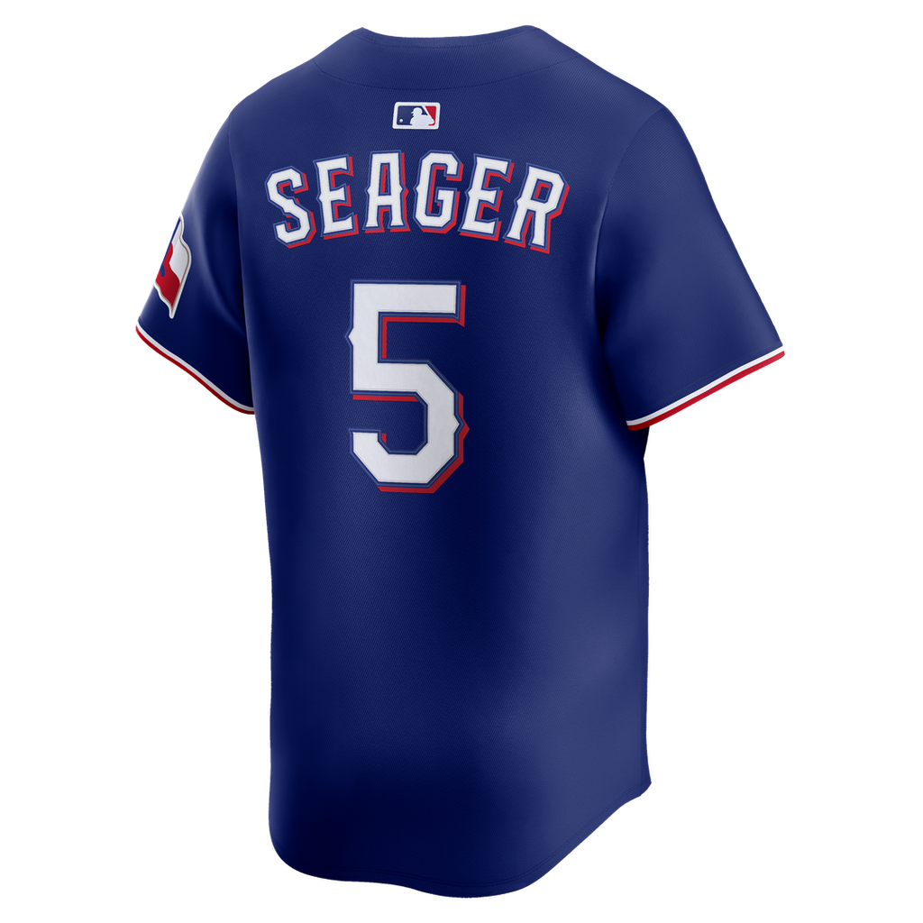 Men's Texas Rangers Corey Seager Royal Alternate 2 Limited MLB Baseball Jersey - view 8