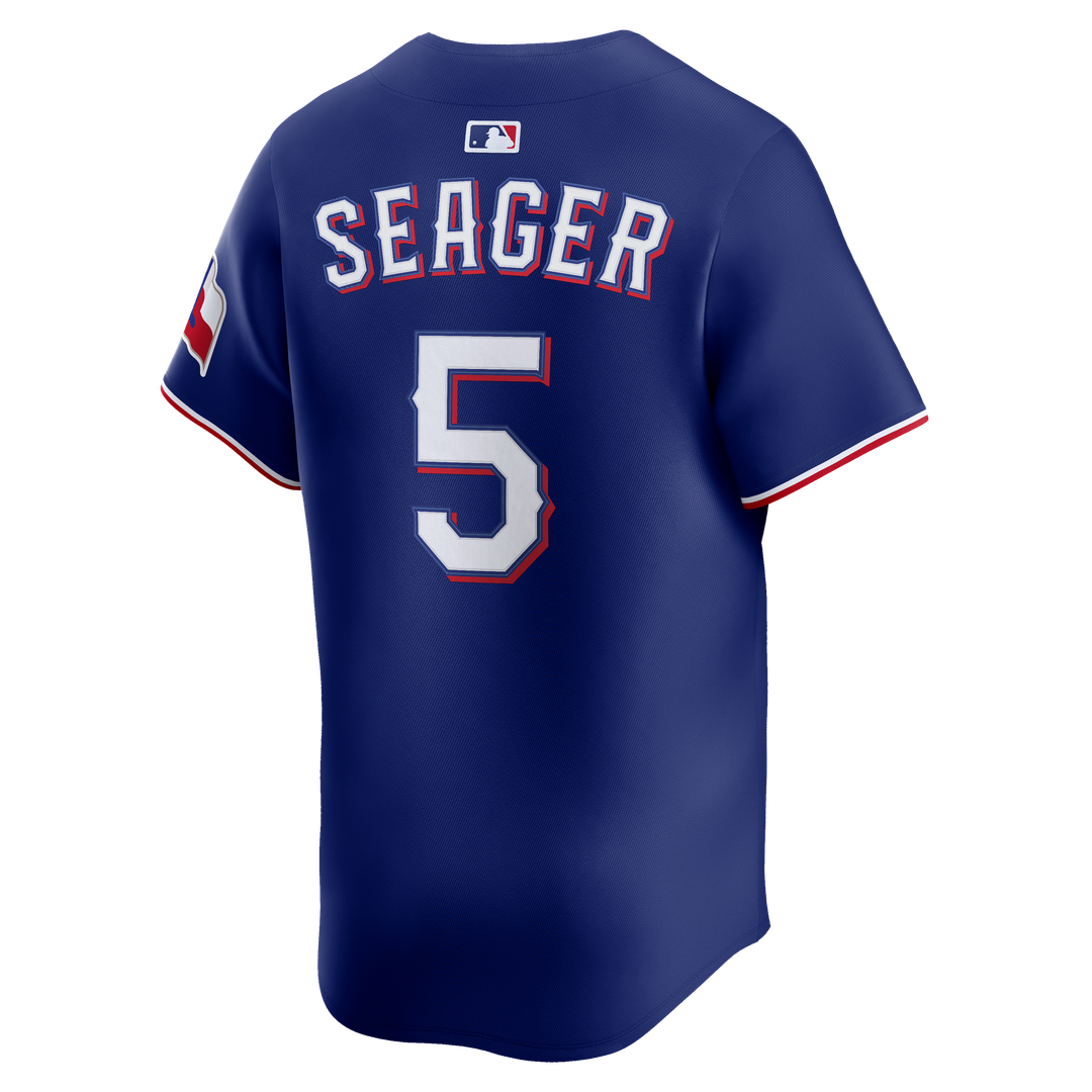 Men's Texas Rangers Corey Seager Royal Alternate 2 Limited MLB Baseball Jersey - view 8
