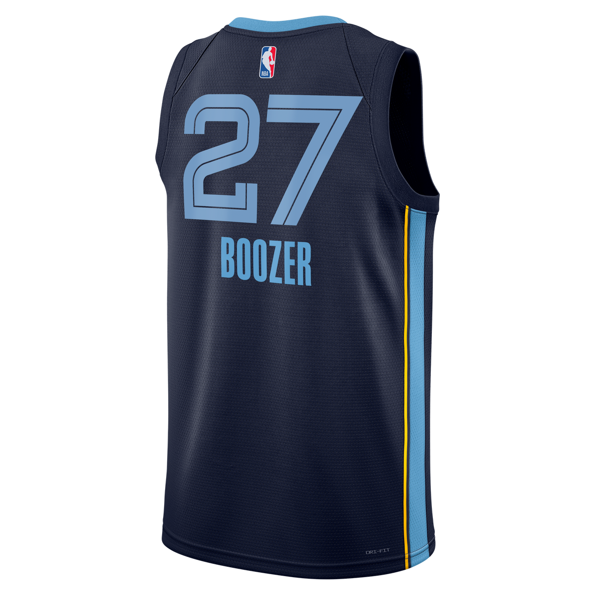 Unisex Cameron Boozer Memphis Grizzlies Icon Swingman NBA Basketball Jersey - Black - view 4