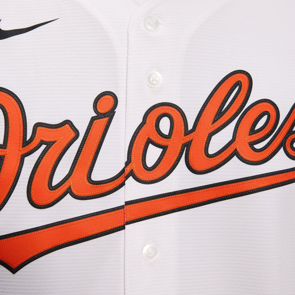 Men's Baltimore Orioles White Home Replica MLB Baseball Jersey - view 8